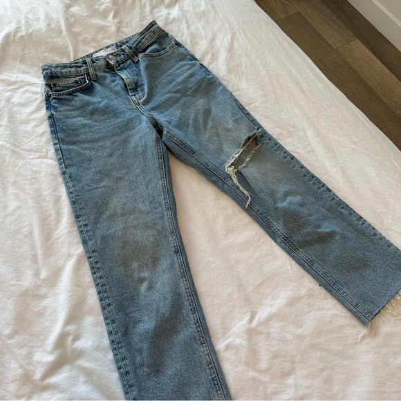 Topshop Straight Leg Jeans - Picture 3 of 4